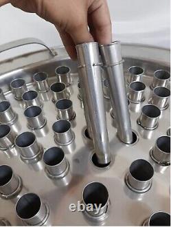 100Tube Large Thai Ice Cream Maker Stainless Steel Popsicles Homemade Hand Crank