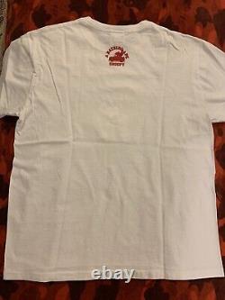 100% Authentic Bape A Bathing Ape Snoopy Peanuts Shirt Size Large BBC Ice Cream