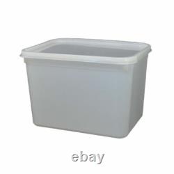 100 x 4L Rectangular Ice Cream Tubs With Lids Kitchen Food Storage Containers