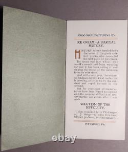 1910s John Snigo Ice Cream Pittsburgh PA Archive Photo Sign Business Cards S-1T