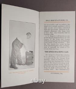 1910s John Snigo Ice Cream Pittsburgh PA Archive Photo Sign Business Cards S-1T
