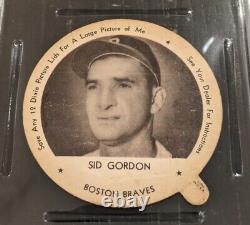 1953 Dixie Lids Sid Gordon PSA 2.5 LARGE Sealtest Ice Cream (JUST GRADED POP-1)