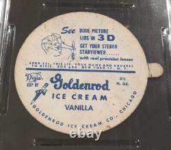 1954 Dixie Lids Gus Zernial PSA 6 LARGE Goldenrod Ice Cream (JUST GRADED POP-1)