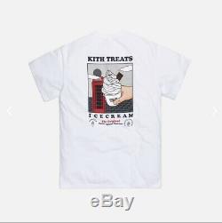 2020 SS20 Kith Treats Locale Ice Cream Day London White T-Shirt Tee Large L