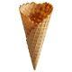 216 Case Kosher 7 Height Large Wide Mouth Pointed Waffle Ice Cream Cone