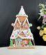 22 in SugarPlum Dreams Gingerbread House Light Up Ice Cream Christmas Decor