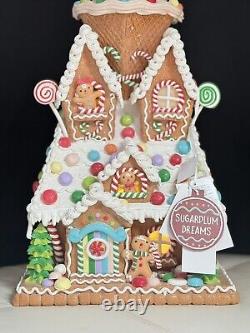 22 in SugarPlum Dreams Gingerbread House Light Up Ice Cream Christmas Decor