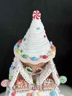 22 in SugarPlum Dreams Gingerbread House Light Up Ice Cream Christmas Decor