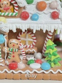 22 in SugarPlum Dreams Gingerbread House Light Up Ice Cream Christmas Decor