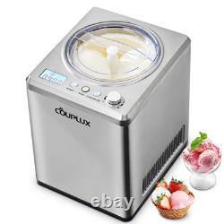 2.64 Quart Ice Cream Maker with Built-in Compressor, Fully Automatic Ice Crea