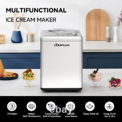 2.64 Quart Ice Cream Maker with Built-in Compressor, Fully Automatic Ice Crea