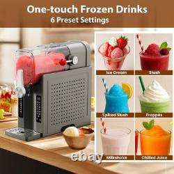 2 in 1 Soft Serve Ice Cream & Commercial Frozen Drink Machine with LED Display