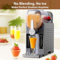 2 in 1 Soft Serve Ice Cream & Commercial Frozen Drink Machine with LED Display