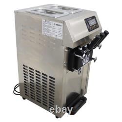 3 Flavor Automatic Soft Ice Cream Machine Pre-cooling ice cream maker 3.6L Tank