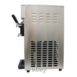 3 Flavors Soft Serve Ice Cream Machine Ice Cream Maker 110V 16-18L/H 2 4.5L Tank