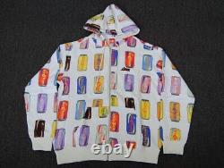 431-8306 New Men's Icecream 6 Pack Pullover Hoodie Whisper White