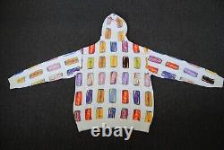 431-8306 New Men's Icecream 6 Pack Pullover Hoodie Whisper White