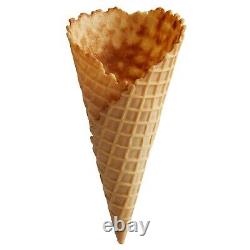 432 Case Bulk Supply 7 Height Large Wide Mouth Waffle Ice Cream Cone