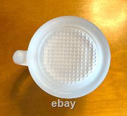 7 Large Frosted Glass Mugs 24 oz (3 Cups) Ice Cream Sodas 5.25H x 4D