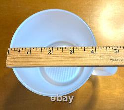 7 Large Frosted Glass Mugs 24 oz (3 Cups) Ice Cream Sodas 5.25H x 4D