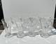8 Cut Glass Large Footed Glasses French Bohemian Bloody Mary Ice Cream 6.5 H