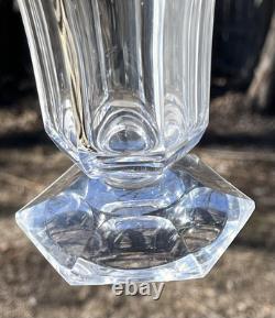 8 Cut Glass Large Footed Glasses French Bohemian Bloody Mary Ice Cream 6.5 H