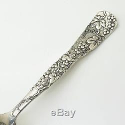 925 Sterling Antique Victorian 1872 Tiffany Vine Large Solid Ice Cream Server