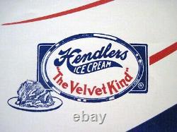 940-50's Large Vintage Ad Print for Hendles Ice Cream with Kewpie Sundae