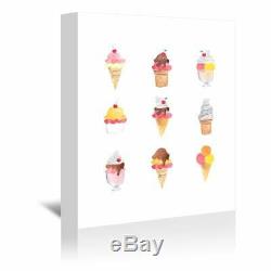Americanflat'Ice Cream Dreams' Gallery Wrapped Canvas Extra Large
