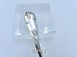 Antique French Large Ice Cream Serving Spoon Silver Plated Rocaille Louis XIV