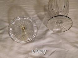 Antique Heisey LARGE 9-1/2 TALL Glass Ice Cream Bowl with Lid
