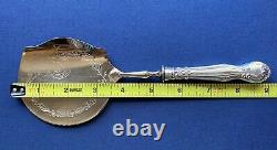 Antique Large Goldwashed Sterling Silver Ice Cream Server with beautiful chasing