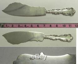 Antique Large Whiting LOUIS XV Sterling Silver 12 Fish/Ice Cream Slicer Knife