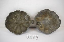 Antique Pewter Ice Cream Mold Large Pumpkin Banquet Size