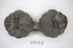 Antique Pewter Ice Cream Mold Large Pumpkin Banquet Size