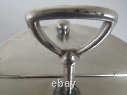Antique Silver Plate Soda Fountain Condiment Holder for Ice Cream Sundaes Large