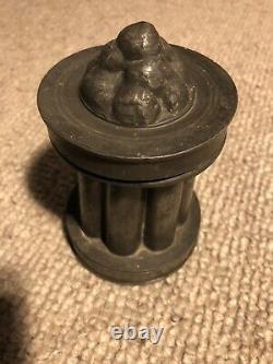 Antique Victorian 19th Century Pewter Ice-Cream 3 Piece Mould by Benham & Sons
