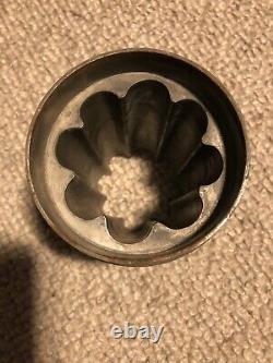 Antique Victorian 19th Century Pewter Ice-Cream 3 Piece Mould by Benham & Sons