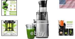 Aobosi Slow Masticating Juicer & Ice Cream Maker Large Feed Chute & Quiet M