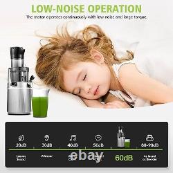 Aobosi Slow Masticating Juicer & Ice Cream Maker Large Feed Chute & Quiet M