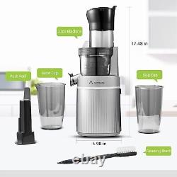 Aobosi Slow Masticating Juicer & Ice Cream Maker Large Feed Chute & Quiet M