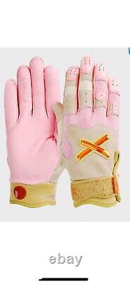 Aria Absolutely Ridiculous Batting Gloves Strawberry Ice Cream Size Large