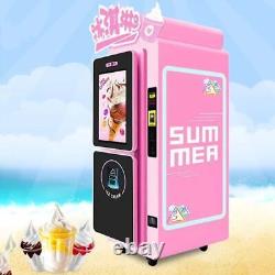 Automatic Vending Machinel Large Capacity Floor Standing Soft Ice Cream Machine