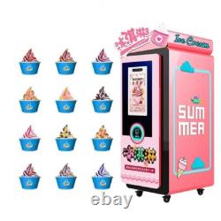 Automatic Vending Machinel Large Capacity Floor Standing Soft Ice Cream Machine