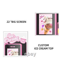 Automatic Vending Machinel Large Capacity Floor Standing Soft Ice Cream Machine