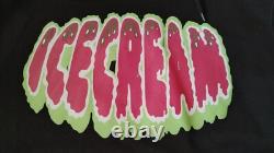 BBC Billionaire Boys Club ICE CREAM Script Spellout Hoodie Black XL Nigo