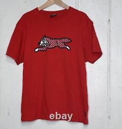 BBC Billionaire Boys Club Ice Cream T-shirt Running Dog Diamond Red Men's L