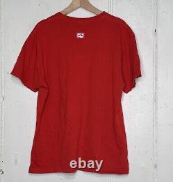 BBC Billionaire Boys Club Ice Cream T-shirt Running Dog Diamond Red Men's L