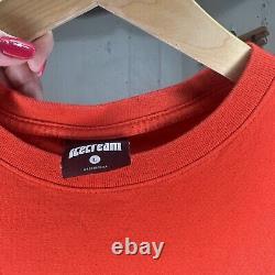 BBC Billionaire Boys Club Ice Cream T-shirt Running Dog Diamond Red Men's L