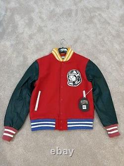 BBC Billionaire Boys Club Ice Cream Varsity Letterman Pharrell Red New L Jacket